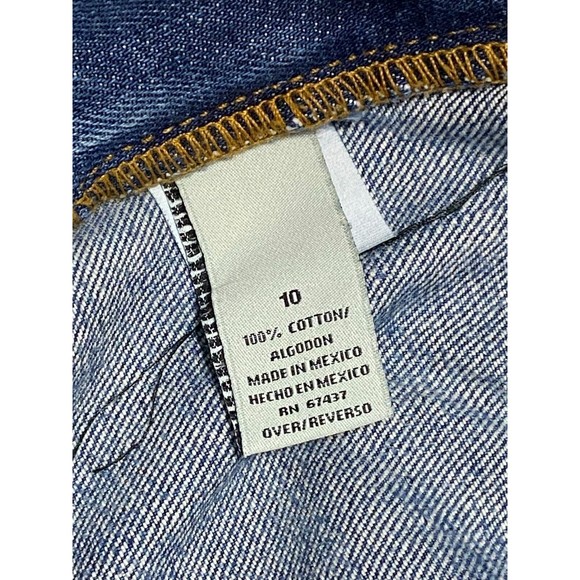 RL Polo Ralph Lauren Jeans Women Size 10 Blue Whiteny Jean Bootcut Flare - Picture 10 of 11